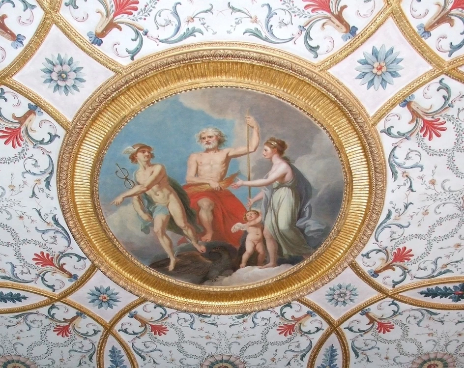 Giove con Mercurio, Venere e Cupido - Audley End House